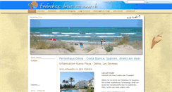 Desktop Screenshot of ferienhaus-denia-am-meer.ch